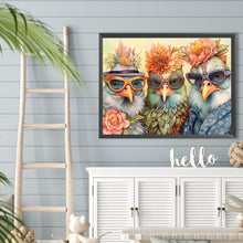 Load image into Gallery viewer, Funny Chicken 40*30CM(Canvas) Full Round Drill Diamond Painting
