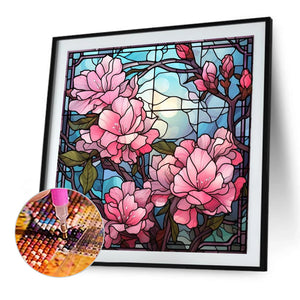 Flowers 40*40CM(Picture) Full Round Drill Diamond Painting