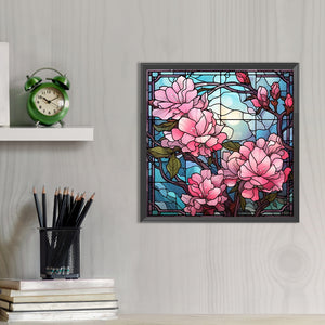 Flowers 40*40CM(Picture) Full Round Drill Diamond Painting