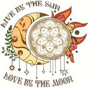 Sun And Moon Symbiosis 40*40CM(Picture) Full Round Drill Diamond Painting