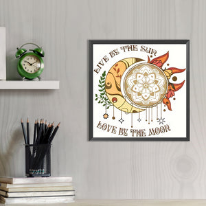 Sun And Moon Symbiosis 40*40CM(Picture) Full Round Drill Diamond Painting