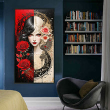 Load image into Gallery viewer, Yishu - Girl - 40*75CM 11CT 3 Stamped Cross Stitch
