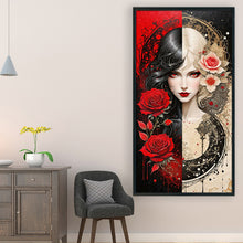 Load image into Gallery viewer, Yishu - Girl - 40*75CM 11CT 3 Stamped Cross Stitch
