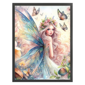Yishu - Girl - 50*65CM 11CT 3 Stamped Cross Stitch