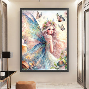 Yishu - Girl - 50*65CM 11CT 3 Stamped Cross Stitch