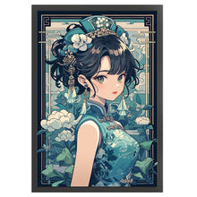 Load image into Gallery viewer, Yishu - Girl - 40*60CM 11CT 3 Stamped Cross Stitch

