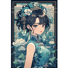 Load image into Gallery viewer, Yishu - Girl - 40*60CM 11CT 3 Stamped Cross Stitch
