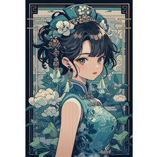 Load image into Gallery viewer, Yishu - Girl - 40*60CM 11CT 3 Stamped Cross Stitch
