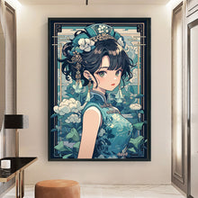 Load image into Gallery viewer, Yishu - Girl - 40*60CM 11CT 3 Stamped Cross Stitch
