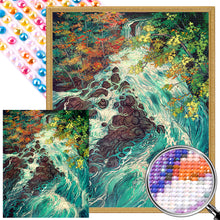 Load image into Gallery viewer, Wonderful Woods Scenery 40*50CM(Picture) Full Round Drill Diamond Painting
