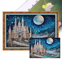 Load image into Gallery viewer, Yishu - Moonlit Castle - 60*40CM 11CT 3 Stamped Cross Stitch
