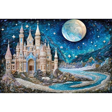 Load image into Gallery viewer, Yishu - Moonlit Castle - 60*40CM 11CT 3 Stamped Cross Stitch
