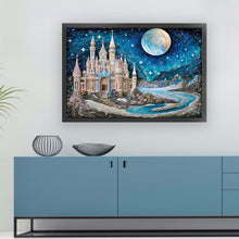Load image into Gallery viewer, Yishu - Moonlit Castle - 60*40CM 11CT 3 Stamped Cross Stitch

