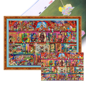 Yishu - Storytelling - 90*67CM 11CT 3 Stamped Cross Stitch
