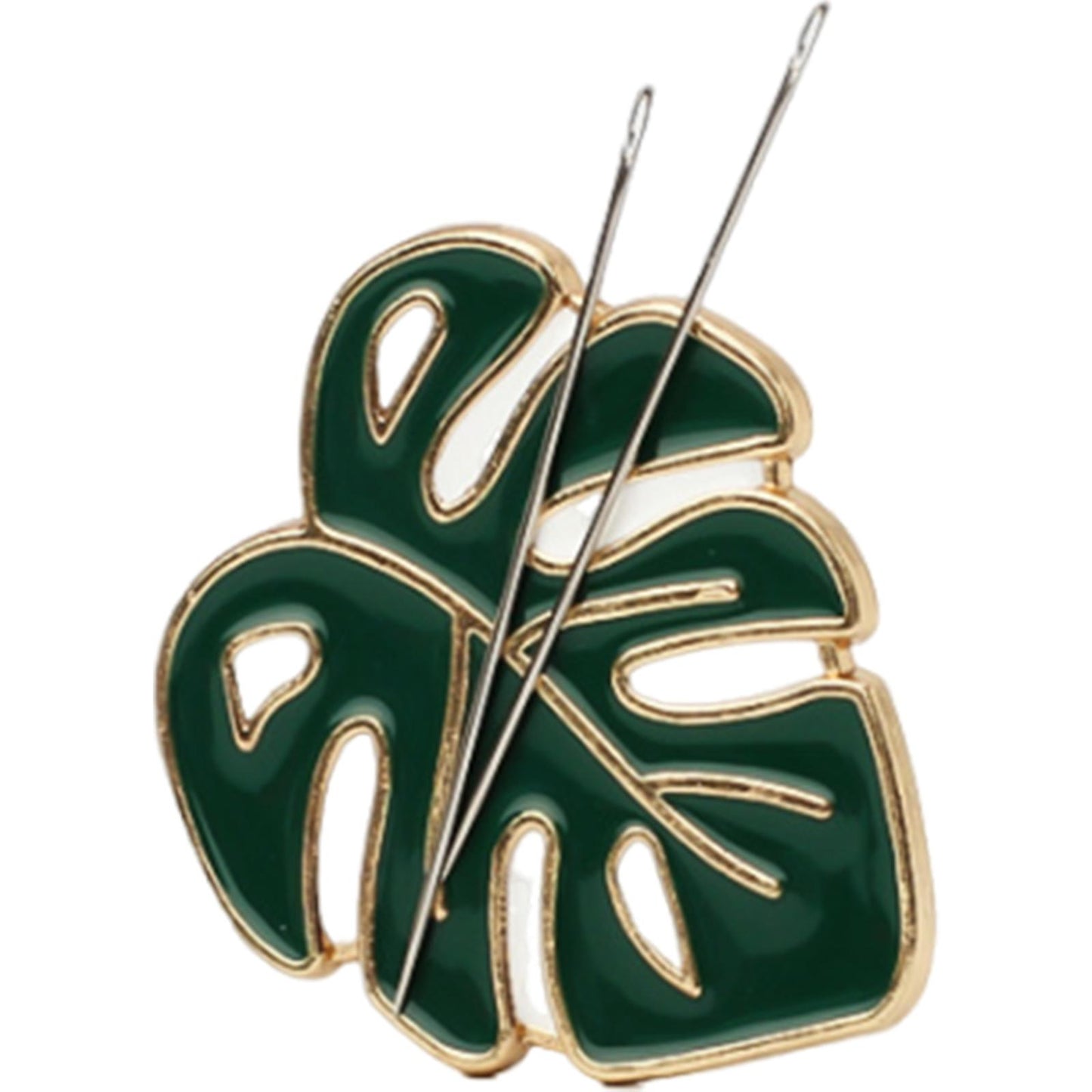 Magnetic Needle Holder Sewing Pin Keeper Organizer for DIY Sewing Craft (Leaves)
