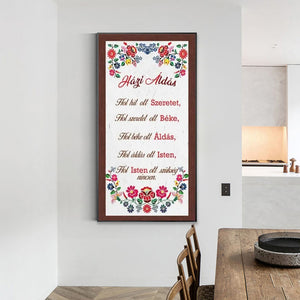 Home Blessings 40*70CM(Canvas) Full Round Drill Diamond Painting