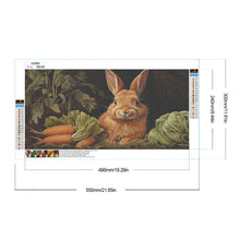 Load image into Gallery viewer, Rabbit 55*30CM(Canvas) Full Round Drill Diamond Painting
