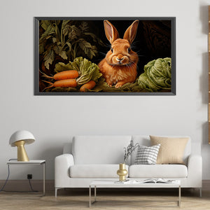 Rabbit 55*30CM(Canvas) Full Round Drill Diamond Painting