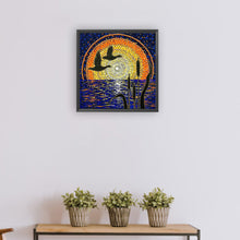 Load image into Gallery viewer, Reeds And Migratory Birds In The Morning Sun 30*30CM(Canvas) Full Round Drill Diamond Painting
