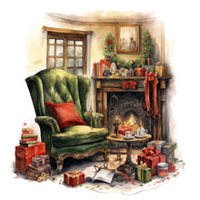 Load image into Gallery viewer, Sofa Indoors 30*30CM(Canvas) Full Round Drill Diamond Painting
