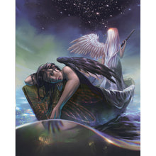 Load image into Gallery viewer, Black And White Angel 40*50CM(Canvas) Full Round Drill Diamond Painting
