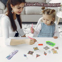 Load image into Gallery viewer, 6 Pairs Double Sided Diamond Painting DIY Earring Making Art Kit for Women Girls
