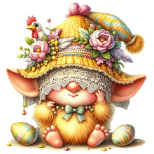 Load image into Gallery viewer, Easter Gnome 30*30CM(Canvas) Full Round Drill Diamond Painting
