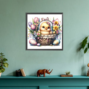Easter Gnome 30*30CM(Canvas) Full Round Drill Diamond Painting