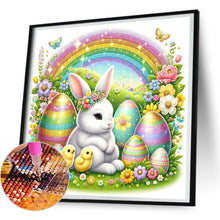Load image into Gallery viewer, Easter Bunny 30*30CM(Canvas) Full Round Drill Diamond Painting
