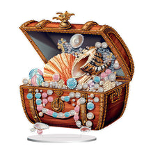 Load image into Gallery viewer, 2D Flat Pearl Treasure Box DIY Diamond Painting Desktop Ornaments Kit Home Decor
