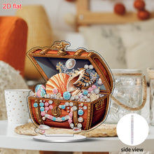 Load image into Gallery viewer, 2D Flat Pearl Treasure Box DIY Diamond Painting Desktop Ornaments Kit Home Decor
