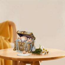 Load image into Gallery viewer, 2D Flat Pearl Treasure Box DIY Diamond Painting Desktop Ornaments Kit Home Decor
