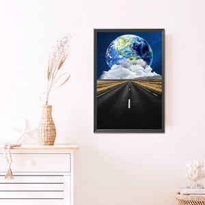 Roadside Scene 40*60CM(Picture) Full Round Drill Diamond Painting