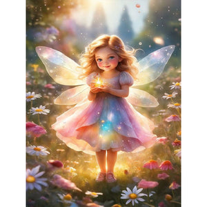 Fairy Elf 30*40CM(Canvas) Full Round Drill Diamond Painting