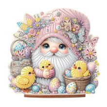 Load image into Gallery viewer, Acrylic Gnome Diamond Painting Art Tabletop Home Decoration (Egg Chick Gnome 3)
