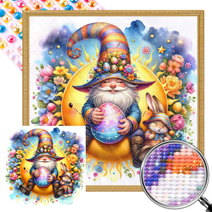 Yangqian Gnome 30*30CM(Picture) Full Round Drill Diamond Painting