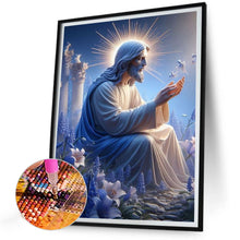 Load image into Gallery viewer, Jesus 30*40CM(Canvas) Full Round Drill Diamond Painting
