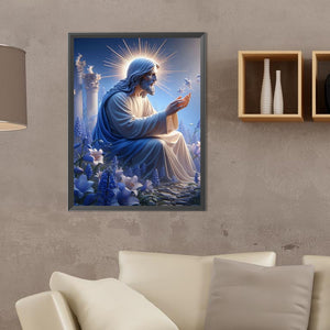 Jesus 30*40CM(Canvas) Full Round Drill Diamond Painting
