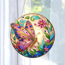 Load image into Gallery viewer, Sun Catcher 5D Diamond Painting Dots Pendant for Office Decor (Butterfly)
