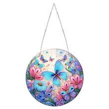 Load image into Gallery viewer, Sun Catcher 5D Diamond Painting Dots Pendant for Office Decor (Butterfly)
