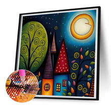 Load image into Gallery viewer, Colorful House 30*30CM(Canvas) Full Round Drill Diamond Painting

