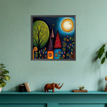 Load image into Gallery viewer, Colorful House 30*30CM(Canvas) Full Round Drill Diamond Painting
