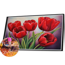 Load image into Gallery viewer, Tulip 40*30CM(Canvas) Full Round Drill Diamond Painting
