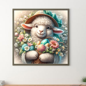 Alpaca 30*30CM(Canvas) Full Round Drill Diamond Painting