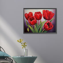 Load image into Gallery viewer, Tulip 40*30CM(Canvas) Full Square Drill Diamond Painting
