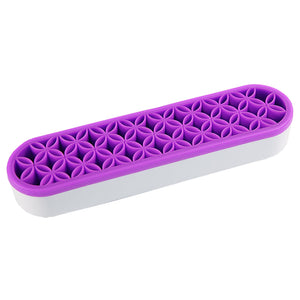 Diamond Painting Pen Holder Cosmetic Storage Box Desktop Brush Holder (Purple)