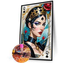 Load image into Gallery viewer, Jqk Playing Card Characters 40*60CM(Canvas) Full Round Drill Diamond Painting
