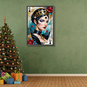 Jqk Playing Card Characters 40*60CM(Canvas) Full Round Drill Diamond Painting