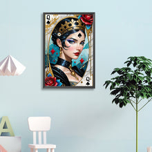 Load image into Gallery viewer, Jqk Playing Card Characters 40*60CM(Canvas) Full Round Drill Diamond Painting
