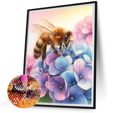 Load image into Gallery viewer, Flower Bee 30*40CM(Canvas) Full Round Drill Diamond Painting
